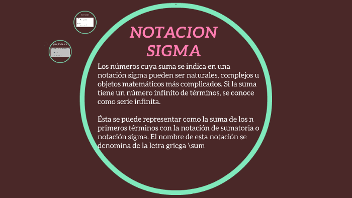 notación sigma