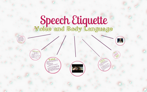 english speech etiquette