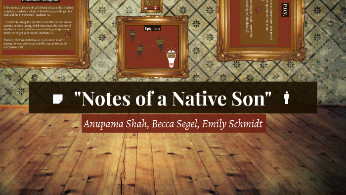 notes on a native son summary