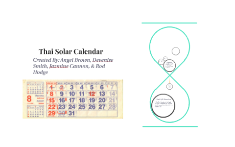 Thai Solar Calendar by Angel Brown on Prezi