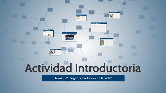 Origen y Evolución de la vida by on Prezi