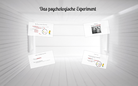 das psychologische experiment