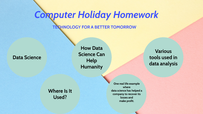 computer holiday homework for class 5th