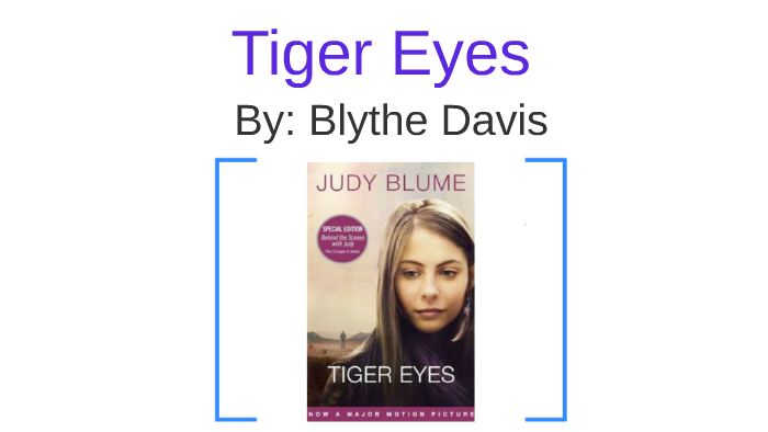 tiger eyes judy blume summary