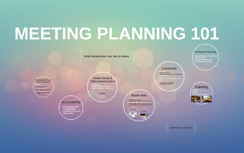 Meeting Planning 101 By Stephanie Chung On Prezi
