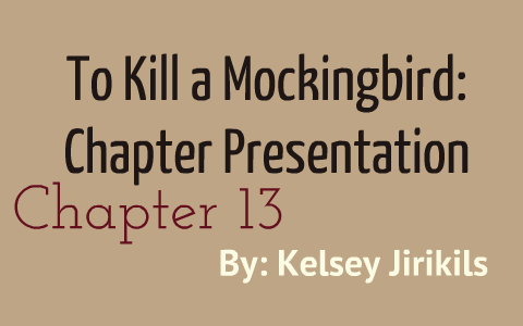 To Kill a Mocking Bird Character Presentations by Kelsey Jirikils