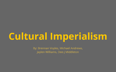 Cultural imperialism in the Igbo Tribe by Brennan Voyles on Prezi