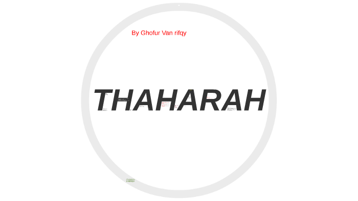 Copy Of Thaharah By Ghofur Rifqy On Prezi