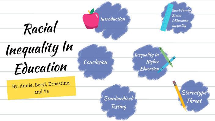 racial inequality in school essay