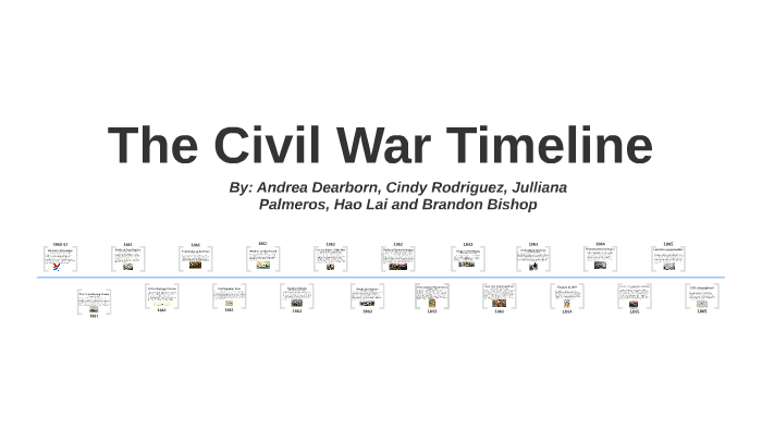 The Civil War Timeline by Cindy Rodriguez on Prezi