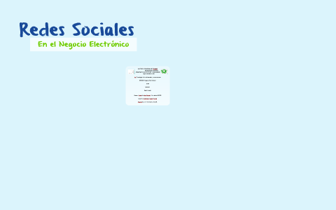 Redes Sociales by Marisol Duran on Prezi