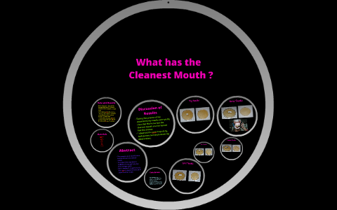 What has the Cleanest Mouth ? by kayla friesenhahn