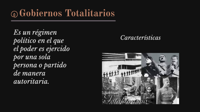 Gobiernos Totalitarios by franco concaro