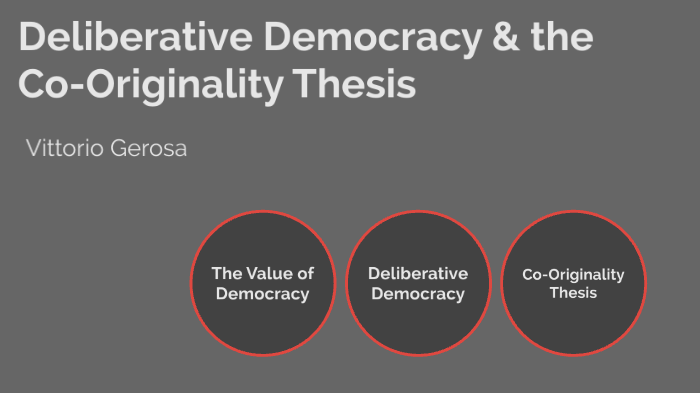 Deliberative democracy meaning image