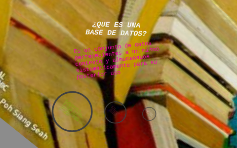 ¿QUE ES UNA BASE DE DATOS? by Sonia Torres on Prezi