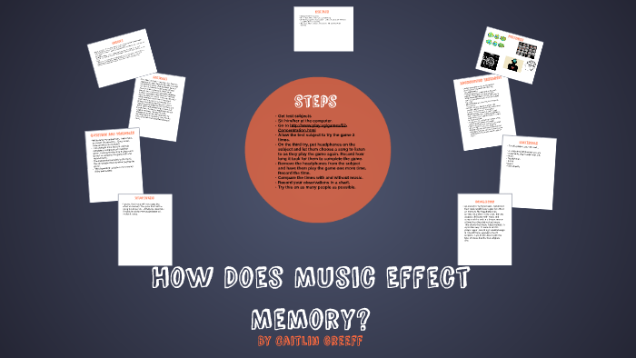 the effect of music on memory experiment