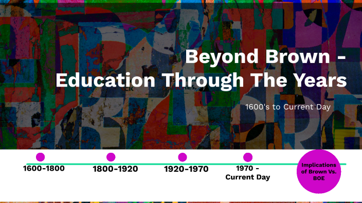 Beyond Brown: Education Through the Years by Roderica Simmons on Prezi