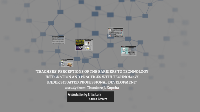 Teachers’ Perceptions of the Barriers to Technology Integration and ...