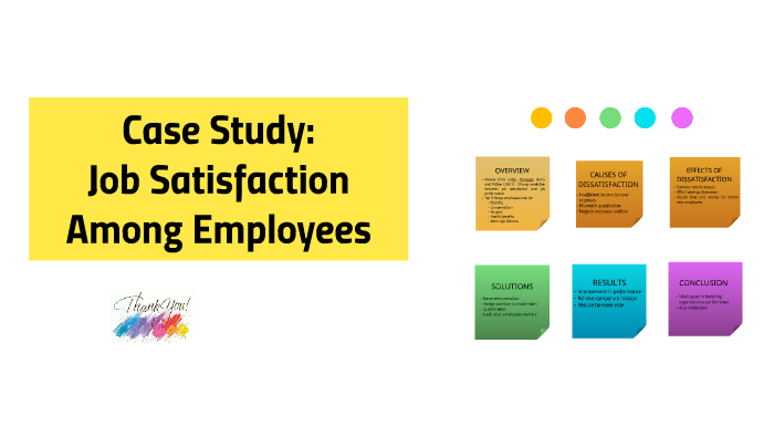 case study on job satisfaction