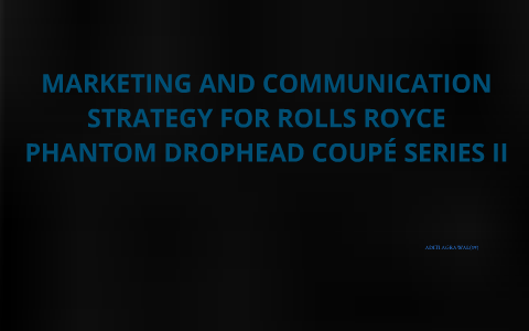 4Ps of Marketing Management RollsRoycepptx