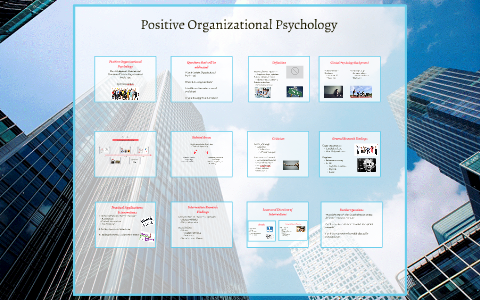 phd positive organizational psychology