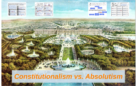 Constitutionalism Vs. Absolutism By Mark Taylor On Prezi