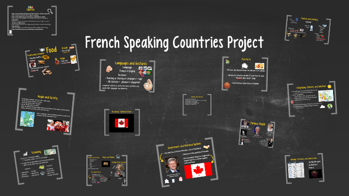 francophone country research project