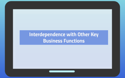 advantages of interdependence