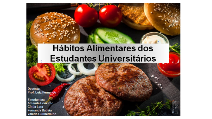 Hábitos Alimentares dos Estudantes Universitários by Cíntia Lara M on Prezi