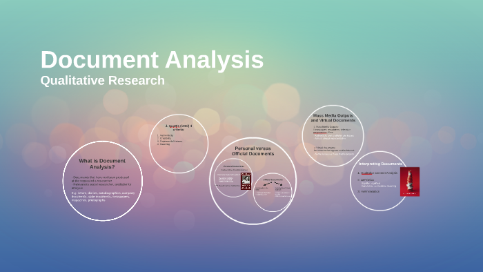 what is document analysis in quantitative research