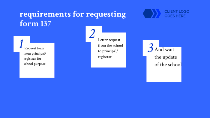 requirements for requesting form 137 by Aitho Deasis on Prezi