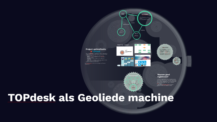 Behandelaars TOPdesk als Geoliede machine by Annemarie van Kranenburg ...