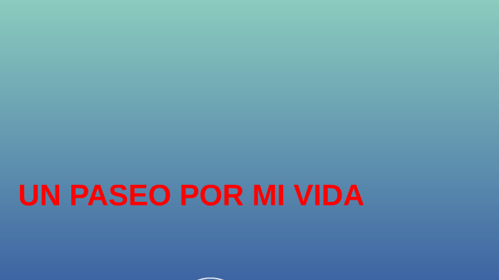 UN PASEO POR MI VIDA by Gerardo Federico Mendoza Uriostegui on Prezi
