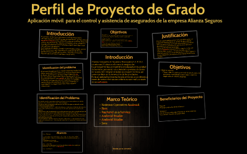 Perfil De Proyecto De Grado By On Prezi