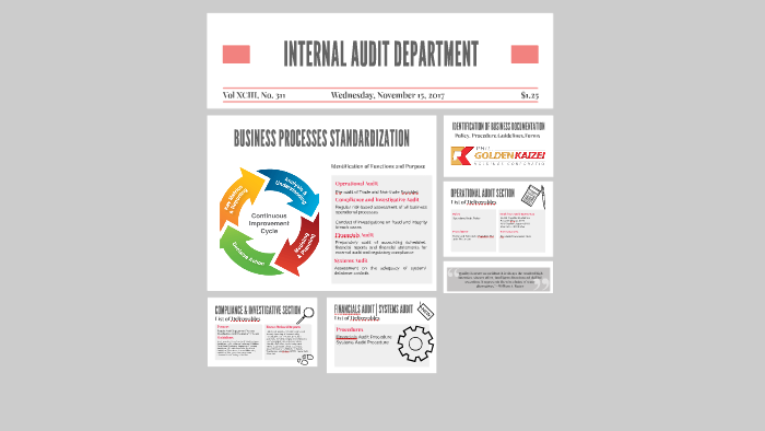 Managing An Internal Audit Department