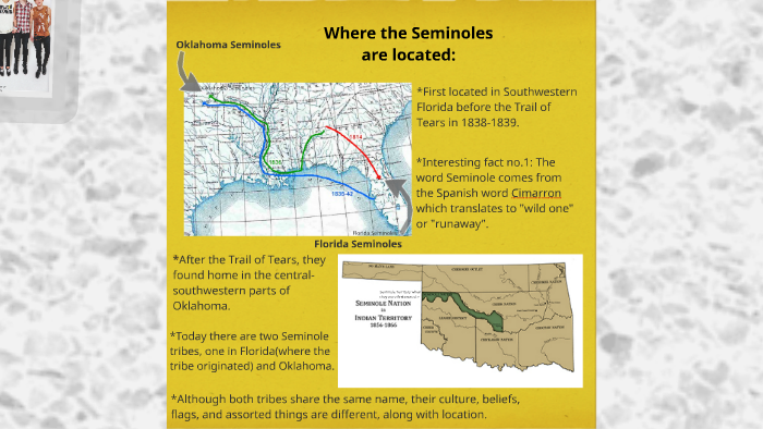 seminole tribe trail of tears
