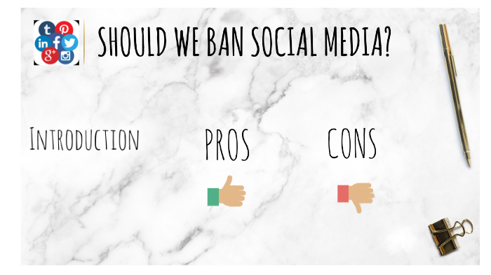 Why We Should Not Ban Social Media