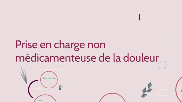 Prise en charge non médicamenteuse de la douleur by titi ngu on Prezi