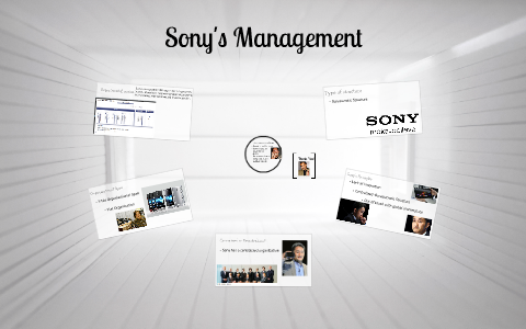 Sony Organizational Chart 2017