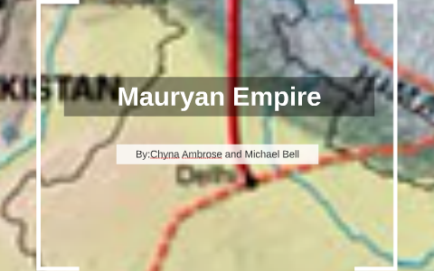 mauryan and gupta empire map