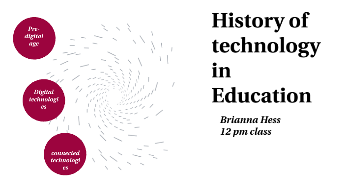 History of technology in Education by brianna Hess on Prezi