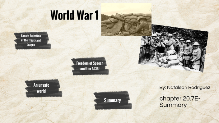 World War 1 presentation by Nataleah Rodriguez on Prezi