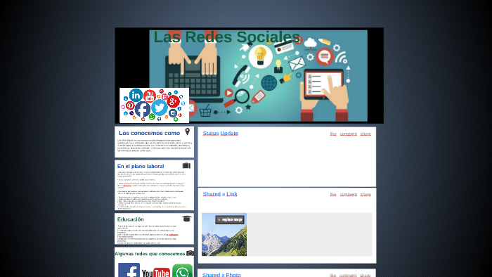 Las Redes Sociales by Luis Franco Pezo Chavarría on Prezi