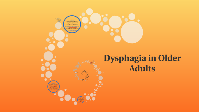 Dysphagia In Older Adults By Travis Walker On Prezi