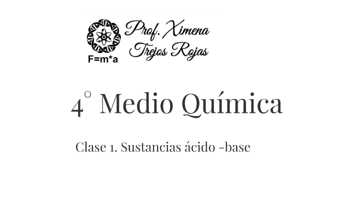Iv° Quimica Clase 2 Sustancias Acido Base By Profesora Ximena Trejos Rojas 8353