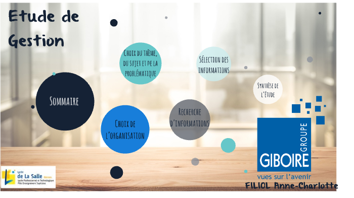 Etude de gestion by Lelottevicky on Prezi