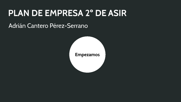 Plan de Empresa by Adrian Cantero on Prezi