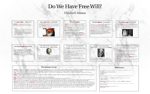 do we have free will essay