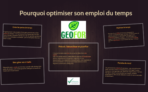 Pourquoi optimiser son emploi du temps by Adrien Losange