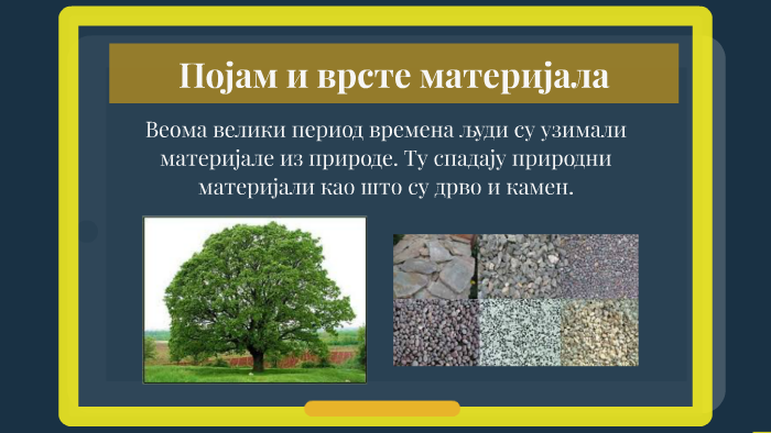 Појам и врсте материјала by Jelena Janjić on Prezi